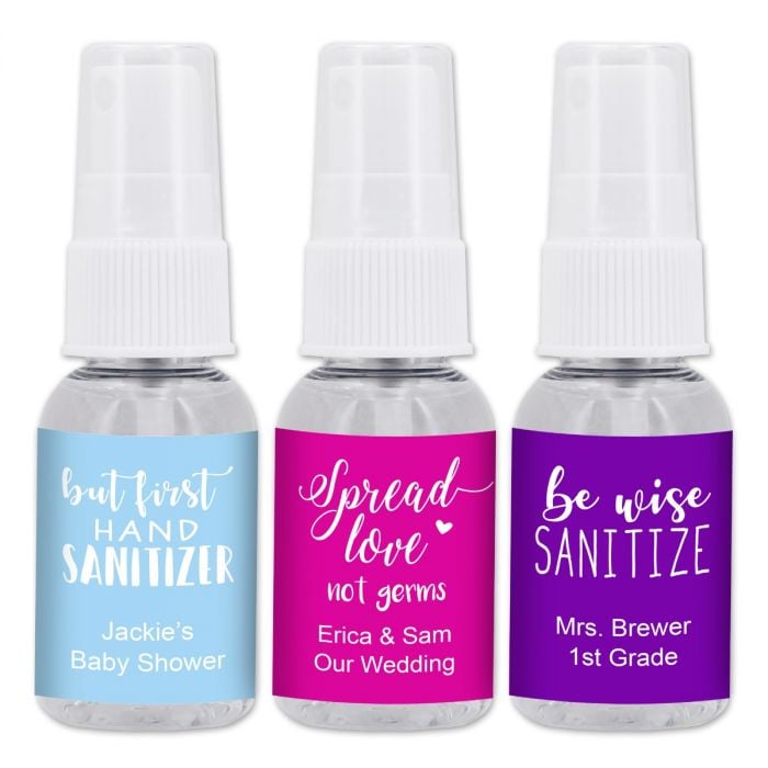 Hand Sanitizers With Catchy Sayings 1oz Spray